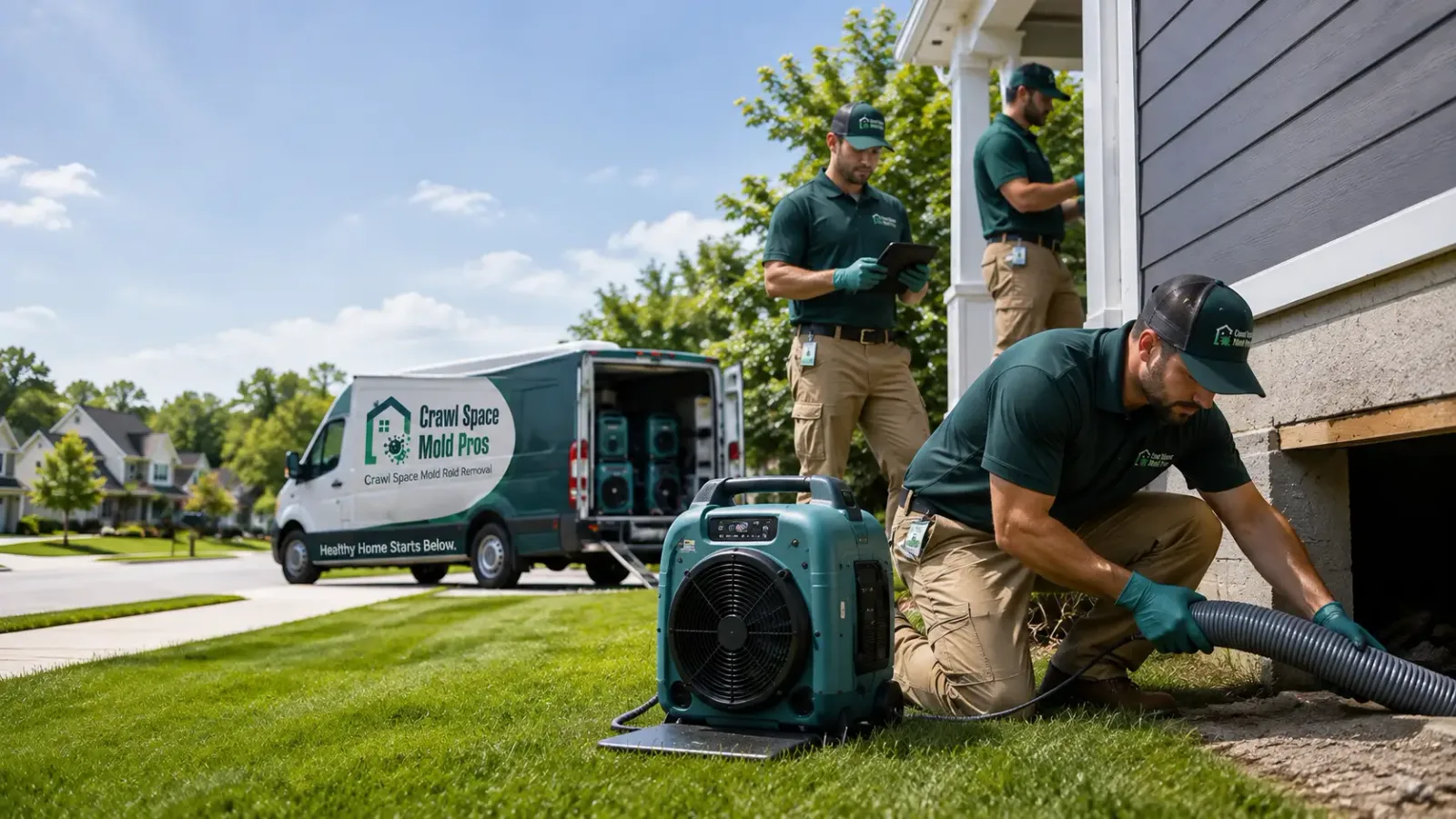 Crawl Space Mold Removal in Valley City, ND